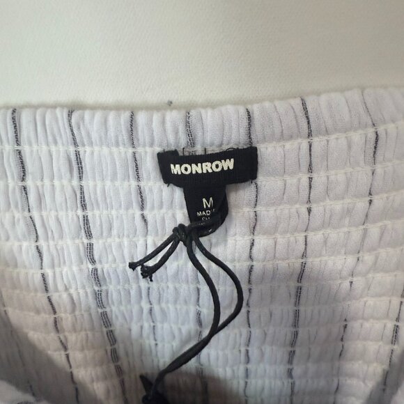 Monrow Gauze Smocked Long Dress - Picture 5 of 5